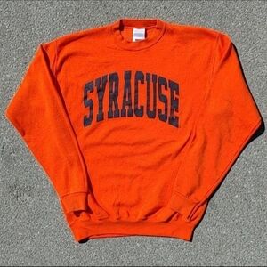 Vtg 1990s NCAA Syracuse Orangemen Made in USA Crew Neck Sweatshirt (L)